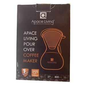 Apace Living Pour Over Coffee Maker 27oz 8 Inch Tall